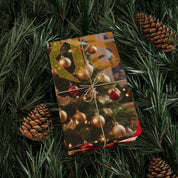 Festive Holiday Christmas Tree Wrapped Gifts Card product