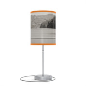 Scenic Lake and Mountain Design Lamp