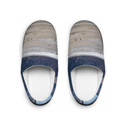 Abstract Beach Scene Comfortable Slip-On Shoes