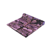 Yoga mat with close-up of pine needles, RECREATIONFINDS.COM.