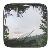 Scenic Mountain View Through Trees car sunshade