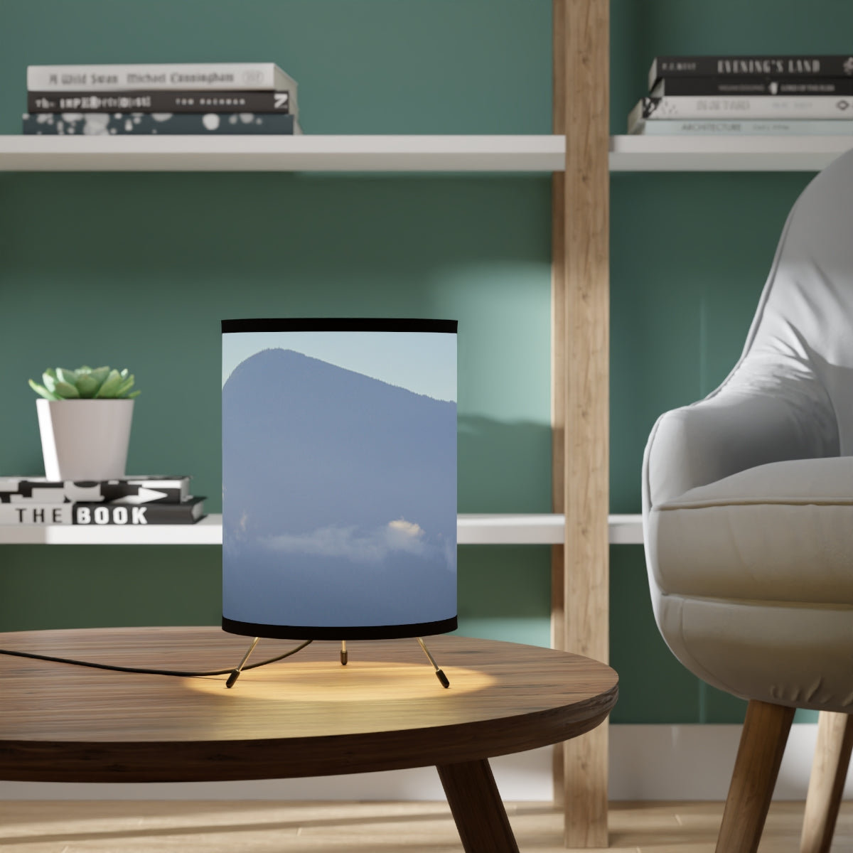 Mountain Landscape Design Cozy Home Decor Lamp