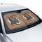Adorable Cat Illustration Car Windshield Sunshade