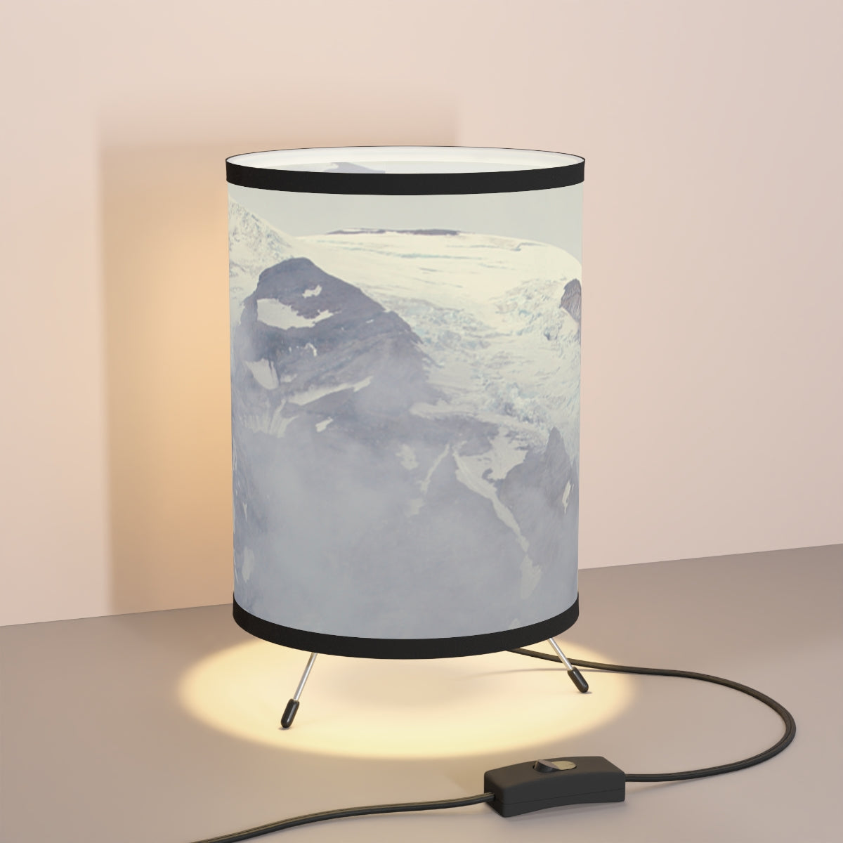 Serene Mountain Landscape Design Lamp for Your Home