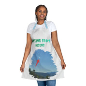 Hunting Space Aliens with Arrow Graphic Apron