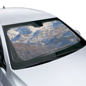 Scenic Mountain View Car Windshield Sunshade