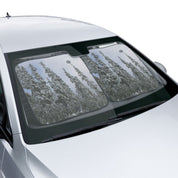 Winter Forest Car Windshield Sun Shade Accessory