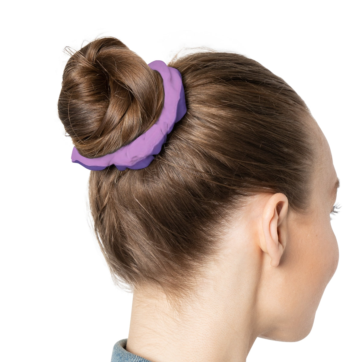 Mountain View Scrunchie, Nature Inspired Scrunchie, Purple Haze, Scenic Hair Tie, Unique Scrunchies, Landscape Scrunchie, Travel Scrunchie