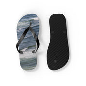 Ocean Waves Print Flip Flops Summer Beachwear product type
