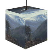 Winter Mountain Landscape Evergreen Trees Snowy Valley product type