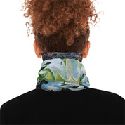 Vibrant Leafy Design Neck Gaiter for Outdoor Activities