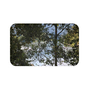 Scenic View Through Trees Nature Photography Bath Mat