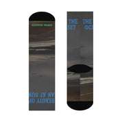 Beautiful Ocean Art Sunset Unique Socks product type