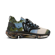 Artistic Beach Scene Running Shoes for Athletes