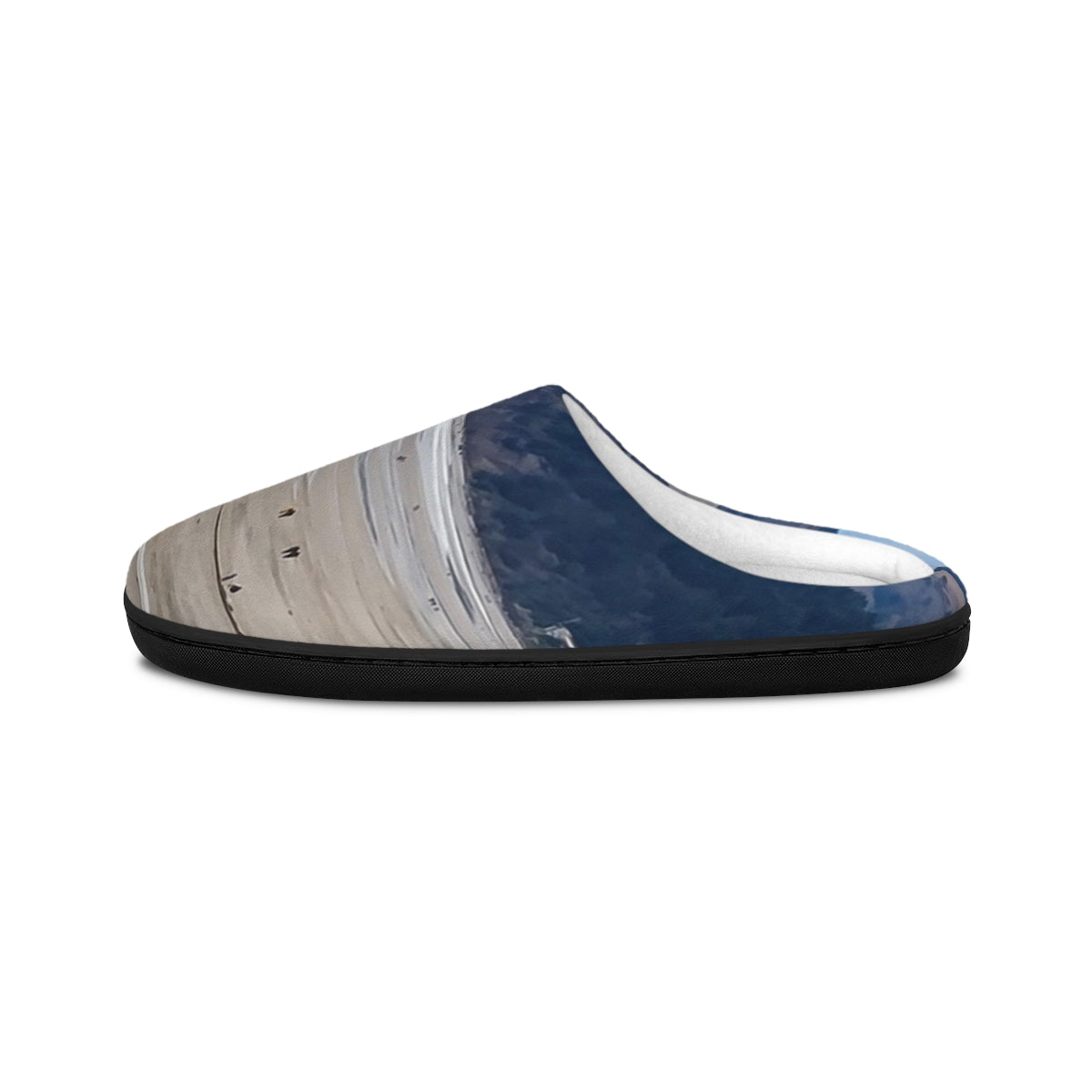 Coastal Beach Scene Printed Slippers Comfortable House Shoes