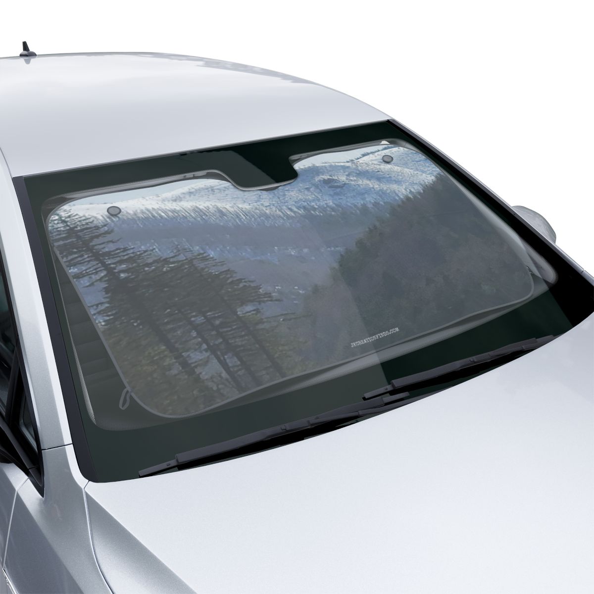 Mountain Landscape Print Car Windshield Sunshade