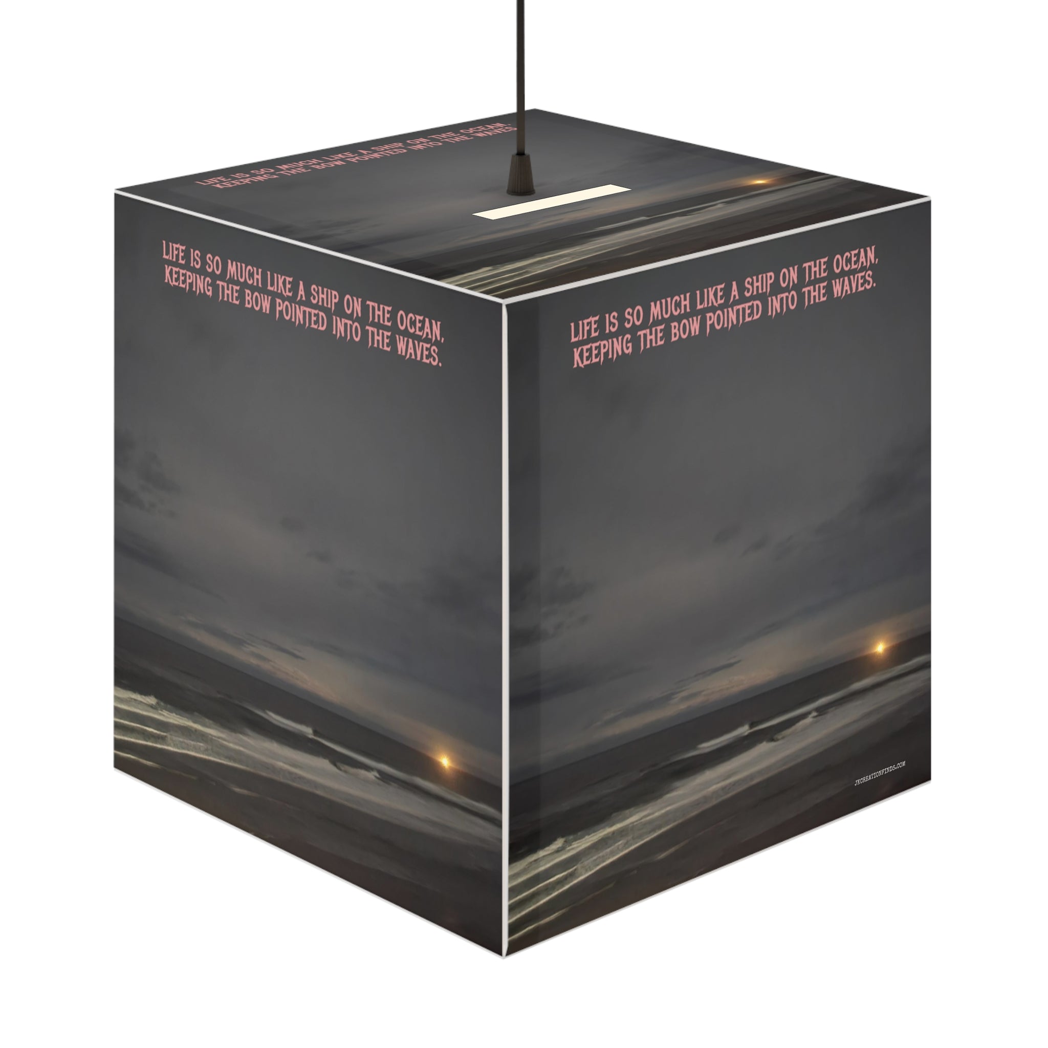 Life Like Ship On Ocean Into Waves Inspiring Light product type