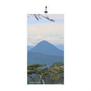 Scenic Mountain View with Branches Wall Art Decor