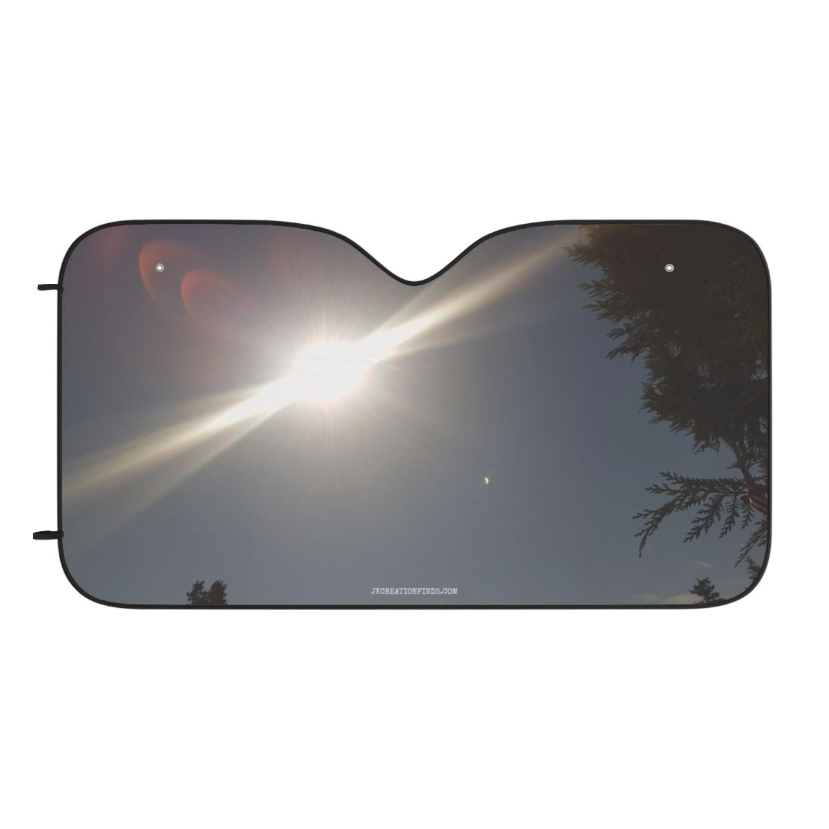 Sunburst Sky Design Car Sun Shade Accessory