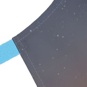 Dark Grey Patterned Fabric with Light Blue Strap product