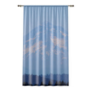 Majestic Mountain Design Privacy Window Curtain