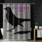 Still Strutin' My Stuff Black Crow Shower Curtain