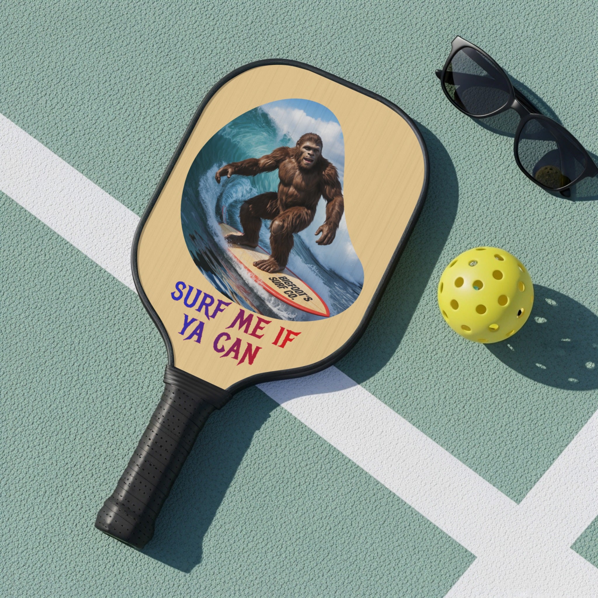 Surf Me If Ya Can Design Pickleball Paddle product