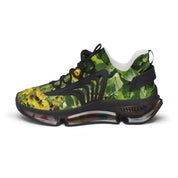 Vibrant Sunflower and Leaves Designed Sneaker