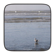 Ocean View With Seagull Car Side Window Sunshade