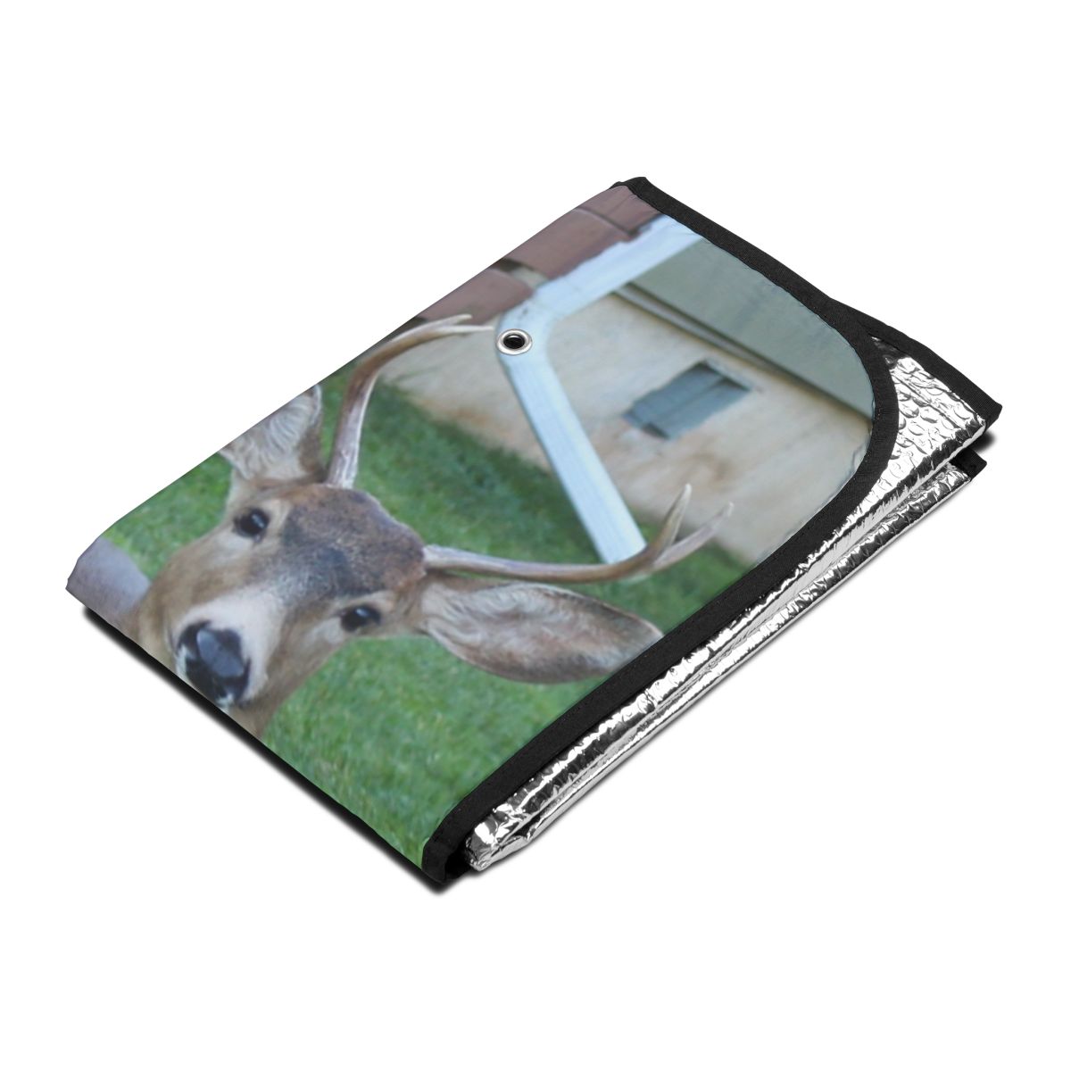 Deer and Cabin Print Outdoor Foldable Shade