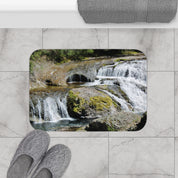 Beautiful Waterfall Scene Bath Mat Product