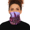Vibrant Floral Design Neck Gaiter Face Covering Accessory
