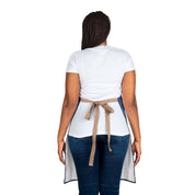 Stylish Back View of Woman's White T-Shirt Product