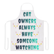 Cat Owners Always Have Someone Watching Apron