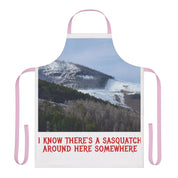 Sasquatch Scenic Design Apron With Funny Text