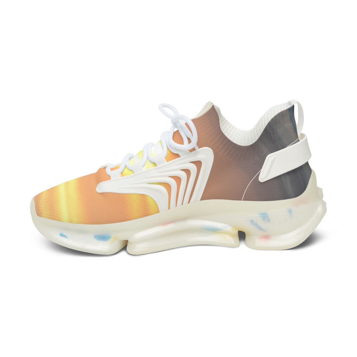 Vibrant Cushioned Sole Athletic Sneakers for Comfort