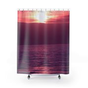 Beautiful Ocean Sunset Shower Curtain for Home Decor