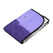 Purple Foldable Reflective Forest Design Sunshade