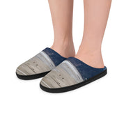 Beach and Ocean Themed Cozy Slip-On Footwear
