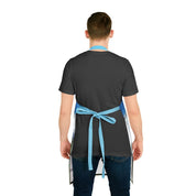 Stylish Blue Apron with Adjustable Neck Strap