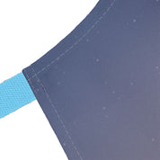 Blue and Grey Tote Bag with Reinforced Stitching