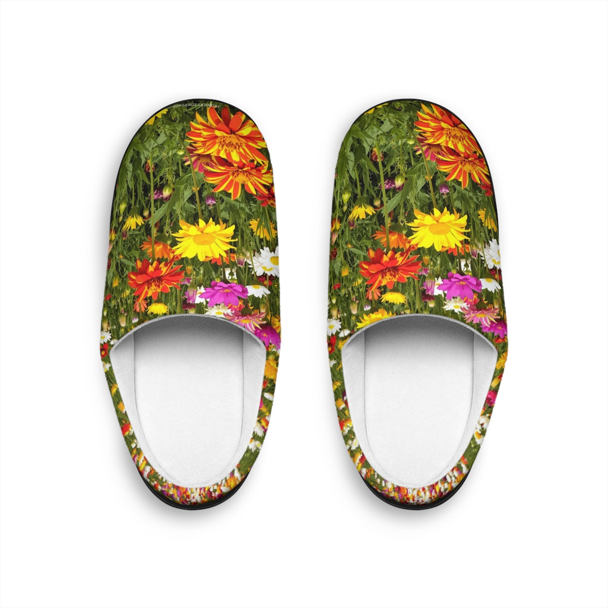 Vibrant Floral Pattern Comfort Slip-On Footwear
