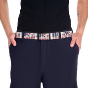 American Flag Graphic Belt with Stylish Design
