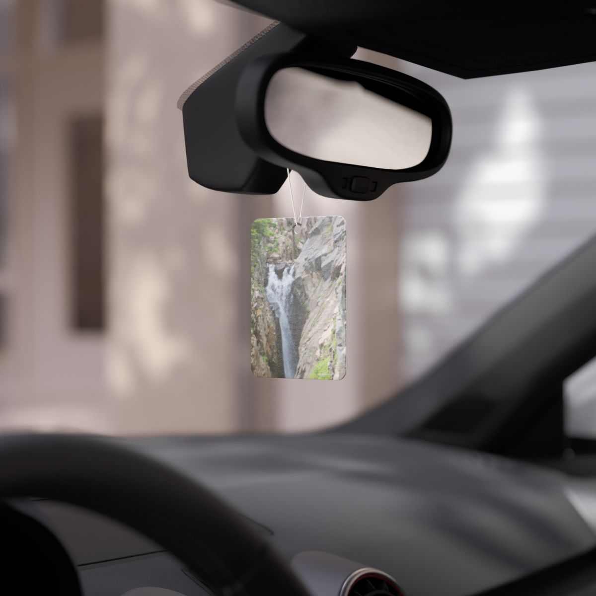 Waterfall Scenery Car Air Freshener Hanging Decor