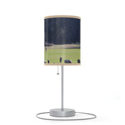 Serene Pasture Scene with Grazing Sheep Lamp
