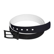 Black and White Reversible Belt Fashion Accessory