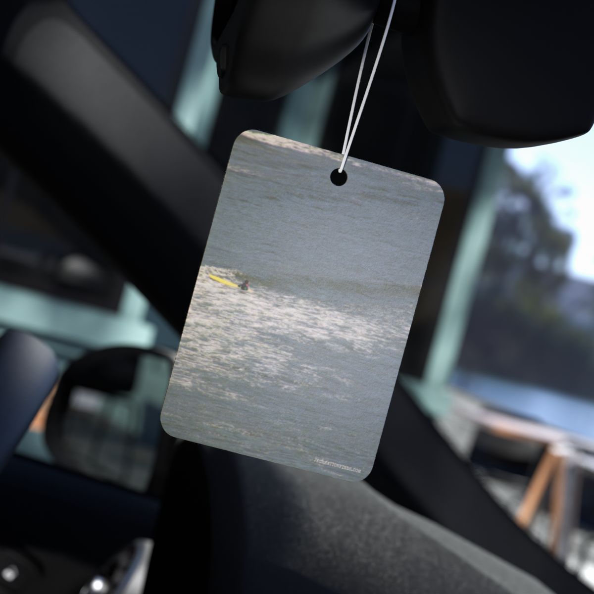 Coastal Surfboard Print Fragrance Car Air Freshener