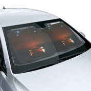Sunset Lighthouse Car Windshield Sunshade Accessory
