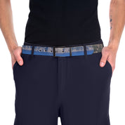 Stylish Multi-Color Patterned Casual Belt for Men