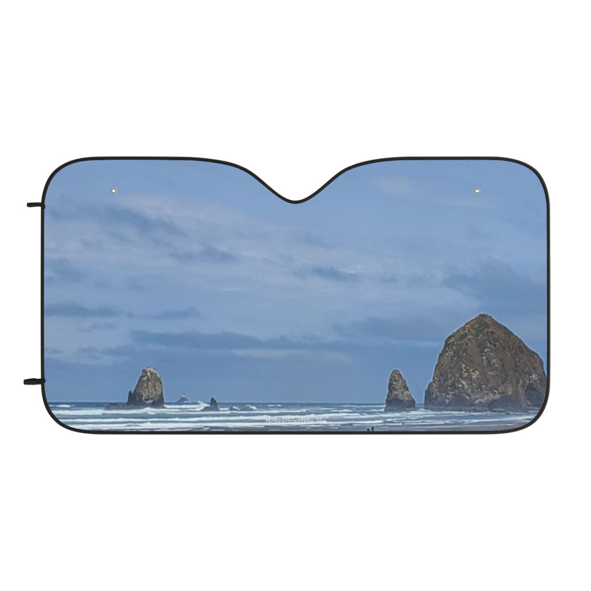 Scenic Ocean View Car Sunshade for Front Windshield